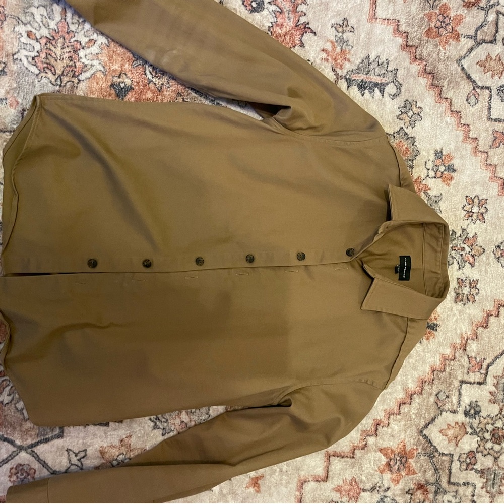 Club Monaco Brown Lightweight Shirt Jacket